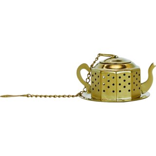                       Okayti Teapot Infuser   Golden Stainless Steel Tea strainer                                              