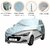 Allextreme I7007 Car Body Cover Compatible with Hyundai Elite i20  Body Protection (Reflective Silver with Mirror)