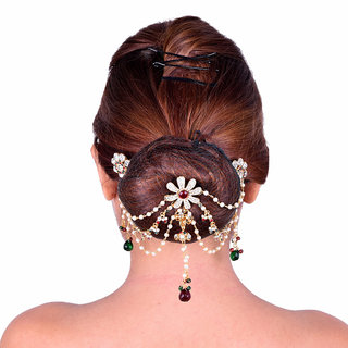 Buy Om Jewels Traditional Fancy Hair Accessories Juda Jewellery For Women  Girl Online - Get 64% Off