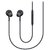 Japang Nylon Wired Stereo Earphone 3.5mm Jack With Mic In Ear Buds For All Smartphone Mobile ( Black Color )