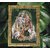 Reprokart Goddess Radha Krishna Ji Multicolour Photo Frame With Sparkle Work For Puja Room And Wall Hanging