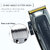 ZJ Corded Waterproof Beard Mustache Trimmer Powerful 9W Hair Clipper Salon approved Electric Razor Grooming Kit 66