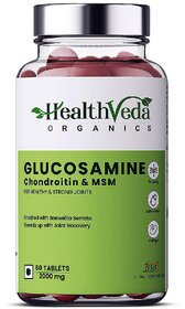 Health Veda Organics Glucosamine Chondroitin Msm Supplement Support Healt