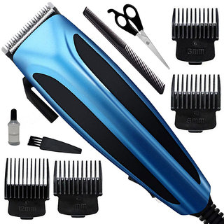 SS Corded Electric Waterproof Professional Barbar approved Hair Clipper Beard Mustache Trimmer Powerful 9W Razor 57