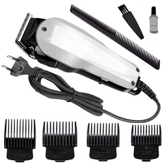 DFH Men's Corded Waterproof Professional Bread Mustache Hair Clipper Ultra Trim Hair Trimmer Shaver Electric Razor (E.A)