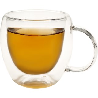                       Double Wall Tea Cup with handle                                              