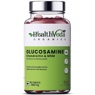 Health Veda Organics Glucosamine Chondroitin Msm Supplement Support Healt