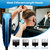 VR Corded Waterproof Professional Beard Mustache Hair Trimmer High Power Hair Clipper Electric Razor Hair Cutting Tool F