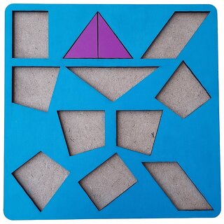 KRIDA - Tinker with Triangles - Shape Learning Game (MDF Wood) KRIDA - Tinker with Triangles - Shape Learning Game (MDF Wood)
