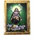 Reprokart Goddess MahaKali Maa Standing On Lord Shiv Ji Religious Photo Frame With Sparkle Work For Puja Room