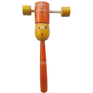 KRIDA - Wooden Stick Rattle Toy