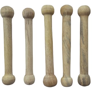 KRIDA - Wooden Plain Teether Toy (Set of 5)