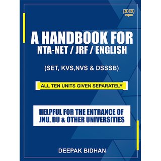                       A HANDBOOK FOR NTA-NET JRF SLET ENGLISH                                              