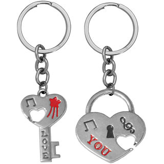                       M Men Style Music  Sign Love You  Set Of 2 Keychain Keyring  Car Bike Home Office Birthday Gift                                              