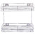 Oc9 Stainless Steel Detergent Shelf / Detergent Rack / Bathroom Shelf 12x6x12 Inch
