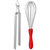 Oc9 Stainless Steel Egg Whisk / Egg Beater and Roti Chimta / Cooking Tong For Kitchen Tool