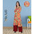 Fabclub Women's Heavy Rayon Geometric Printed Flared Kurti With Palazzo (MultiColor)