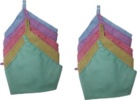 naughty baby premium cotton nappies 0-6 month baby Pack of 10