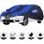 Allextreme CIK5002 Car Body Cover with City i-VTEC Custom Fit Body Protection (Navy Blue  Blue with Mirror)