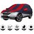 Allextreme CRZ5004 Car Body Cover with CR-V Custom Fit Body Protection (Navy Blue  Red with Mirror)