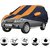Allextreme CTZ5003 Car Body Cover with Chevrolet Tavera Custom Fit Body Protection (Navy Blue  Orange with Mirror)