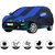 Allextreme FPV5002 Car Body Cover with Fiat Punto Custom Fit Body Protection (Navy Blue  Blue with Mirror)
