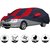 Allextreme CZ5004 Car Body Cover with City ZX Custom Fit Body Protection (Navy Blue  Red with Mirror)
