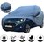 Allextreme HN7006 Car Body Cover with Hyundai Nios Custom Fit Body Protection (Blue with Mirror)