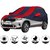 Allextreme KSG5004 Car Body Cover with Kia Sonet Custom Fit Body Protection (Navy Blue  Red with Mirror)