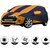 Allextreme MCV5003 Car Body Cover with Mini cooper Custom Fit Body Protection (Navy Blue  Orange with Mirror)