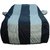 Allextreme M7005 Car Body Cover with Maruti Suzuki 800 Custom Fit Body Protection (Blue  Silver with Mirror)