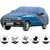 Allextreme M7006 Car Body Cover with Maruti Suzuki 800 Custom Fit Body Protection (Blue with Mirror)