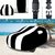 Allextreme MKB5006 Car Body Cover with Mahindra KUV100 Custom Fit Body Protection (Black  White with Mirror)