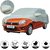 Allextreme MC7003 Car Body Cover with Maruti Suzuki Celerio Custom Fit Body Protection (Silver with Mirror)