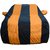 Allextreme MLK5003 Car Body Cover with Mitsubishi Lancer Custom Fit Body Protection (Navy Blue  Orange with Mirror)