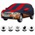 Allextreme TIU5004 Car Body Cover with Tata Indica Custom Fit Body Protection (Navy Blue  Red with Mirror)