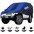 Allextreme TMZ5002 Car Body Cover with Mahindra Thar Custom Fit Body Protection (Navy Blue  Blue with Mirror)