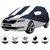Allextreme SLE5005 Car Body Cover with Skoda Laura Custom Fit Body Protection (Navy Blue  White with Mirror)