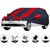Allextreme VNK5004 Car Body Cover with Volkswagen Vento Custom Fit Body Protection (Navy Blue  Red with Mirror)