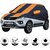 Allextreme TNG5003 Car Body Cover with Tata Nexon Custom Fit Body Protection (Navy Blue  Orange with Mirror)
