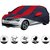 Allextreme TAU5004 Car Body Cover with Tata Altroz Custom Fit Body Protection (Navy Blue  Red with Mirror)