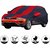 Allextreme VTK5004 Car Body Cover with Volkswagen Tiguan Custom Fit Body Protection (Navy Blue  Red with Mirror)