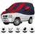 Allextreme TSZ5004 Car Body Cover with Tata Sumo Custom Fit Body Protection (Navy Blue  Red with Mirror)