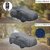 Allextreme TT7004 Car Body Cover with Tata TIAGO Custom Fit Body Protection (Grey with Mirror)