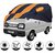 Allextreme MOB5003 Car Body Cover with Maruti Suzuki Omni Van Body Protection (Navy Blue  Orange with Mirror)