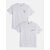 Metro Kids Boys Printed Crew White (Pack of 2)