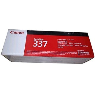                       Canon 337 Toner Cartridge Black                                              