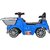 VEE-GrowToys OOGA Rider Push Car with Front Basket, Horn and Music for Baby boy and Girl, Kids Ride on Drive/Swing-Blue