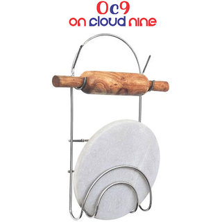                       Oc9 Stainless Steel Chakla Belan Stand Utensil Rack Kitchen                                              