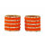 Rijoli Adorable Non Precious Metal Shining Cutting Chain bangle Set for Women/Girl (Pack of 52)